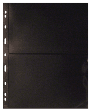 2 Pocket Grande Pages for Extra Large Notes, Black - GRANDE2S