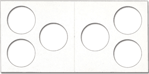 Cowens Mylar 3 Hole - 100 Packs