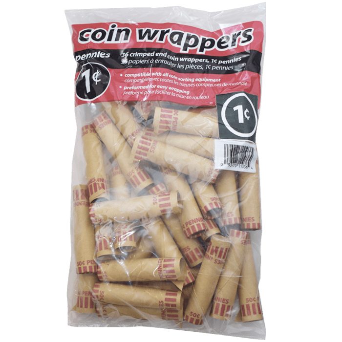 36 Penny Preformed Coin Wrappers