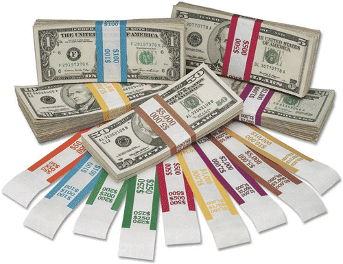 Currency Straps $50 - Orange