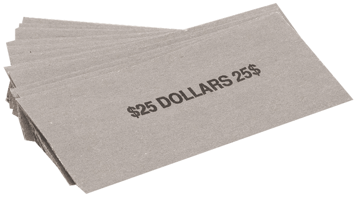 Flat Small Dollar Coin Wrappers