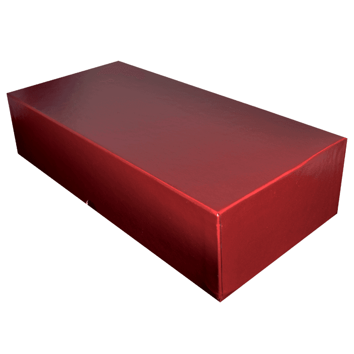 Double Row Slab Box - 12" - Maroon