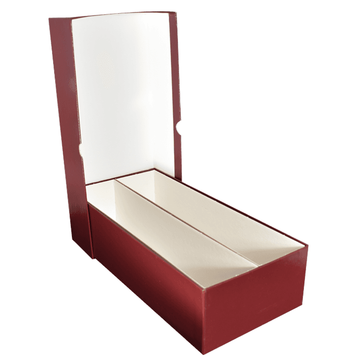 Double Row Slab Box - 12" - Maroon - alternate view 1