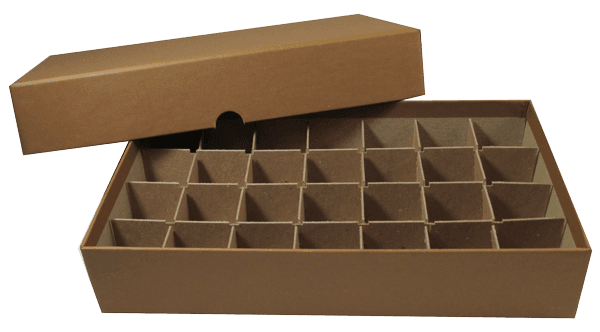 Half-Dollar Tube Box - Holds 28 Tubes