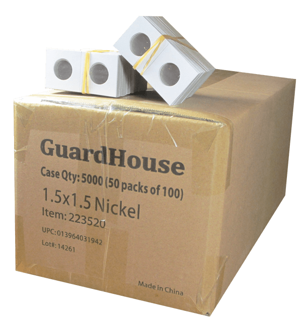 Guardhouse 1.5x1.5 Nickel - 100/Bundle