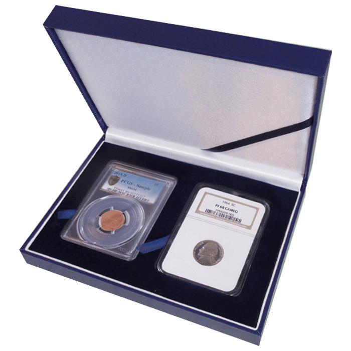 Leatherette Display Box - 2 Slab Universal