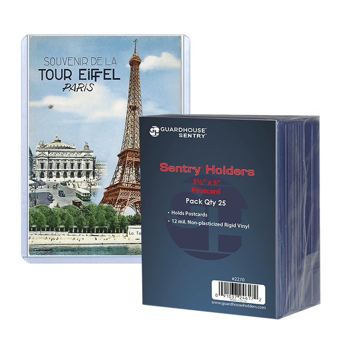 Small Post Card, Photo Sentry Holders - 3 1/2 x 5