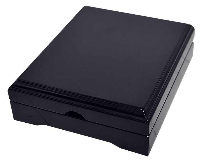 Wood Piano Finish Display Box - 1 Slab
