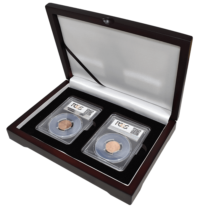 Universal Wood Display Box - 2 Slabs