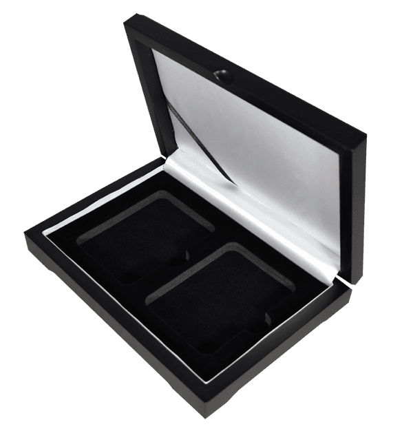 Universal Wood Display Box - 2 Slabs - alternate view 1