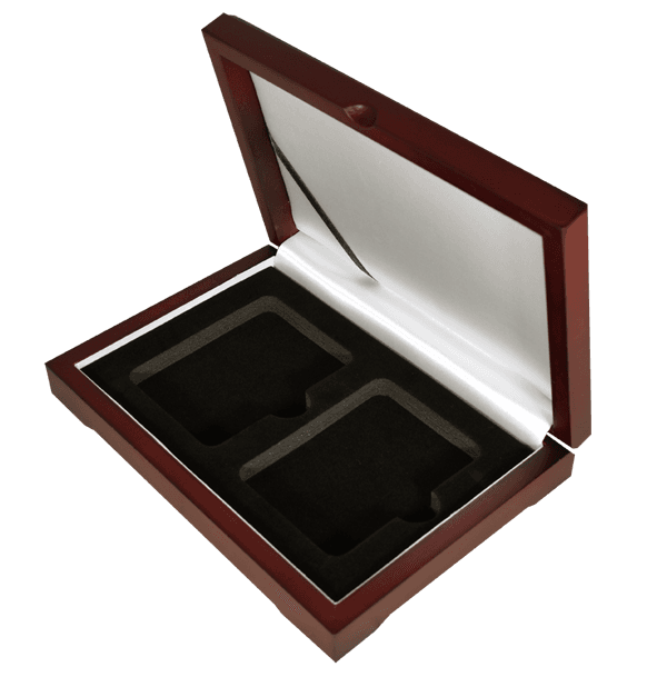Universal Wood Display Box - 2 Slabs - alternate view 2