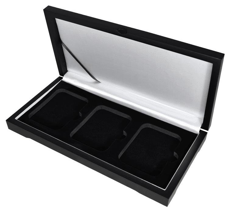 Universal Wood Display Box - 3 Slabs - alternate view 1