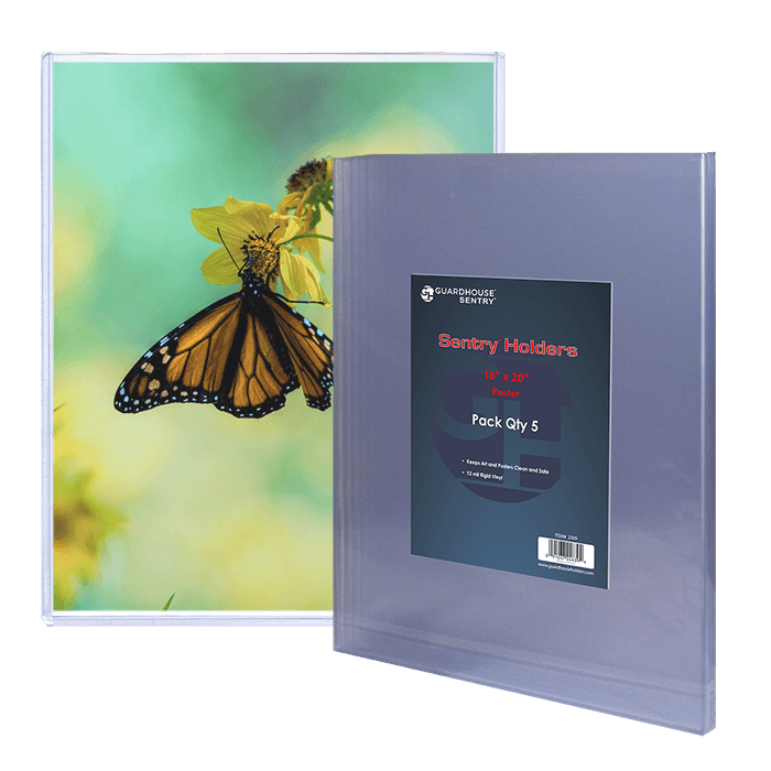 Art or Poster Sentry Holders 16 x 20 Pack Qty 5
