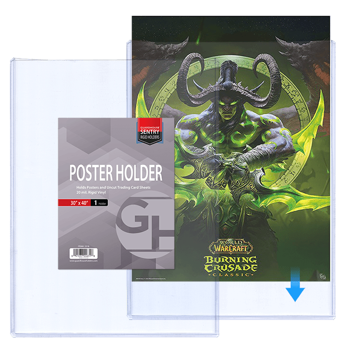 Trading Card Sheet Sentry Holders - 30x40