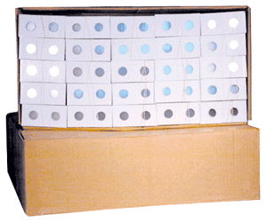 Canadian 1 1/2 x 1 1/2 Half Paper Coin Holder