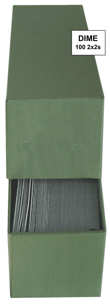 Boxed Paper 2x2s Dime - 100/Box