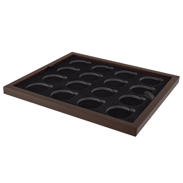 Large Capsule Tray - Holds 16 Round Large Sized Coin Capsules