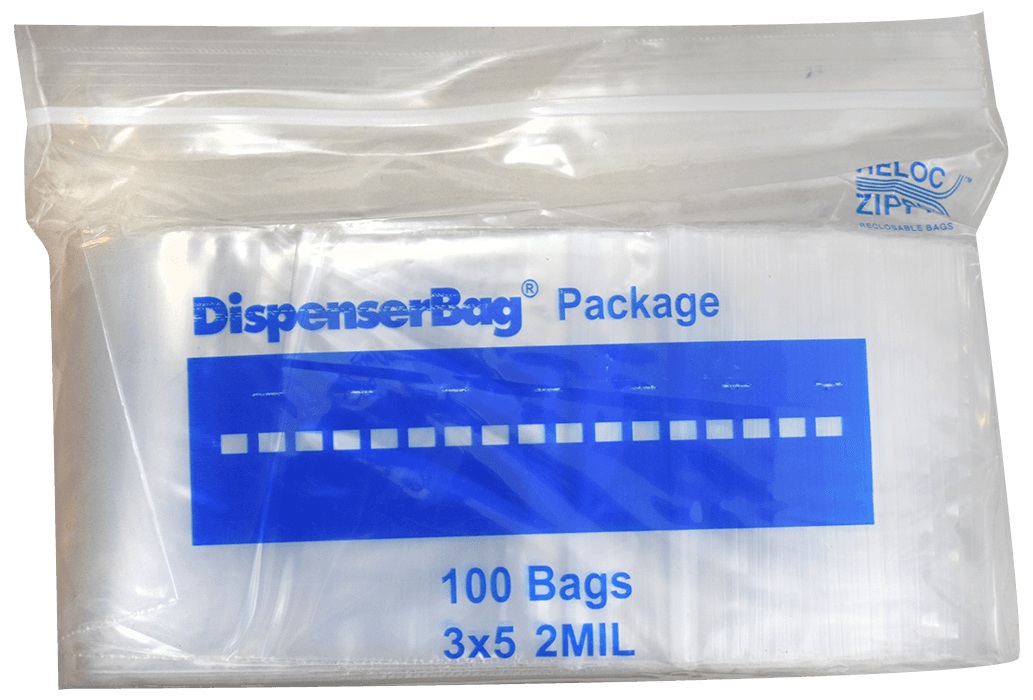 Zip Lock Bag - 3x5 (2 Mil)