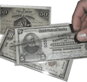 Museum Grade Large Size Currency Sleeve