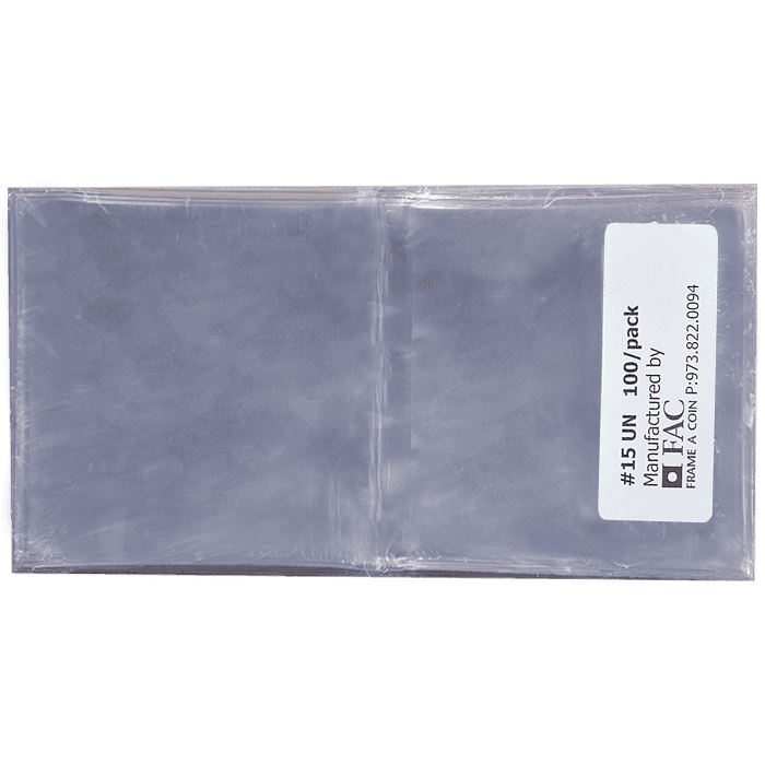 2 1/2x2 1/2 Coin Flips UN - 100 per pack