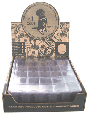 30 Pocket Lead Dog Notebook Pages for 1.5x1.5 Flips