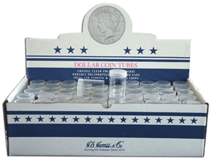 Round Coin Tube-Lg Dollar, 100/box