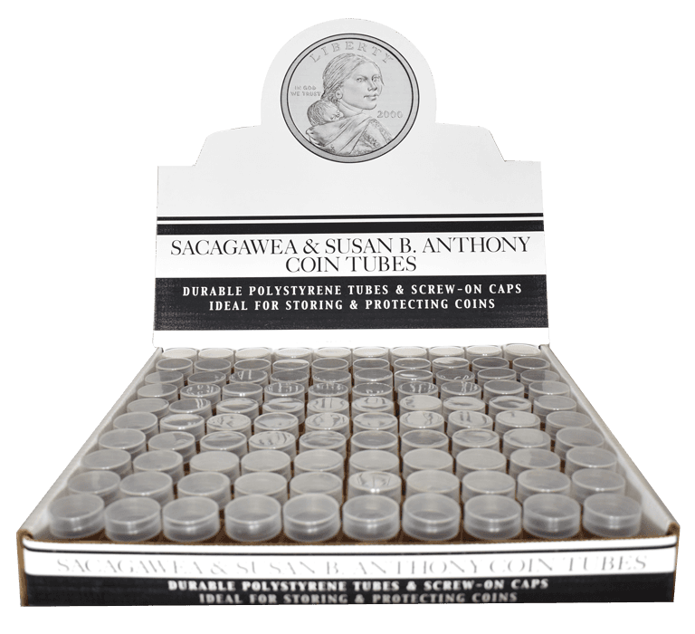 Round Coin Tube-SBA, 100/box