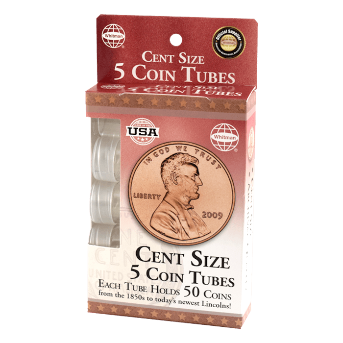 5 Round Coin Tube - Cent