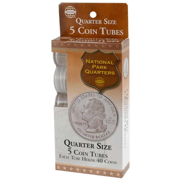 5 Round Coin Tube - Quarter