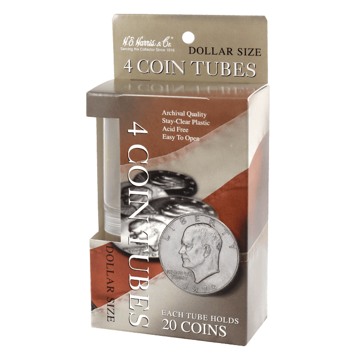 4 Round Coin Tube - Dollar