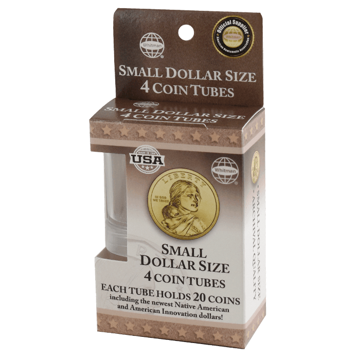 4 Round Coin Tube - Small Dollar
