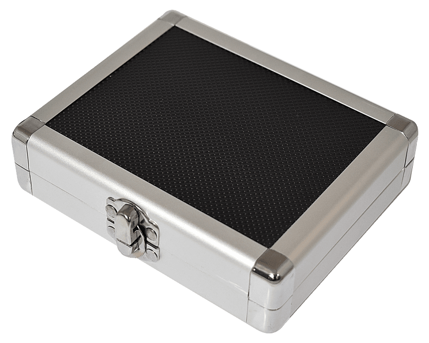 Falcon Series Single Slab Box - Black Aluminum