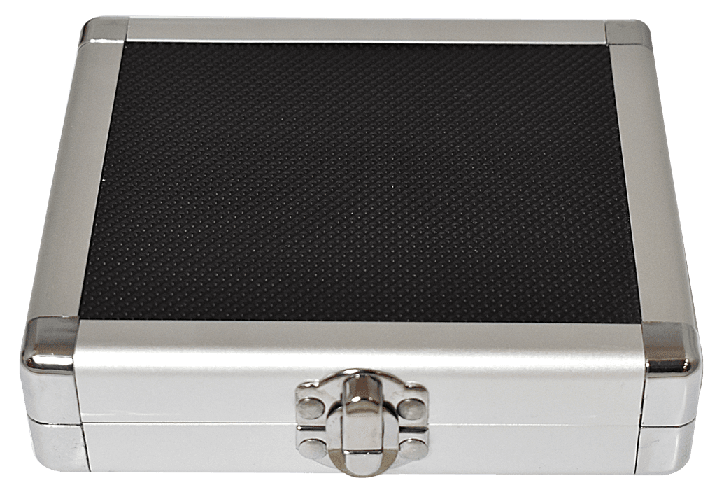 Falcon Series Single Slab Box - Black Aluminum - alternate view 1
