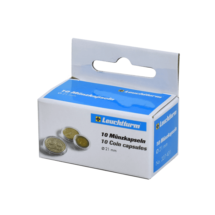 21mm - Coin Capsules (pack of 10)