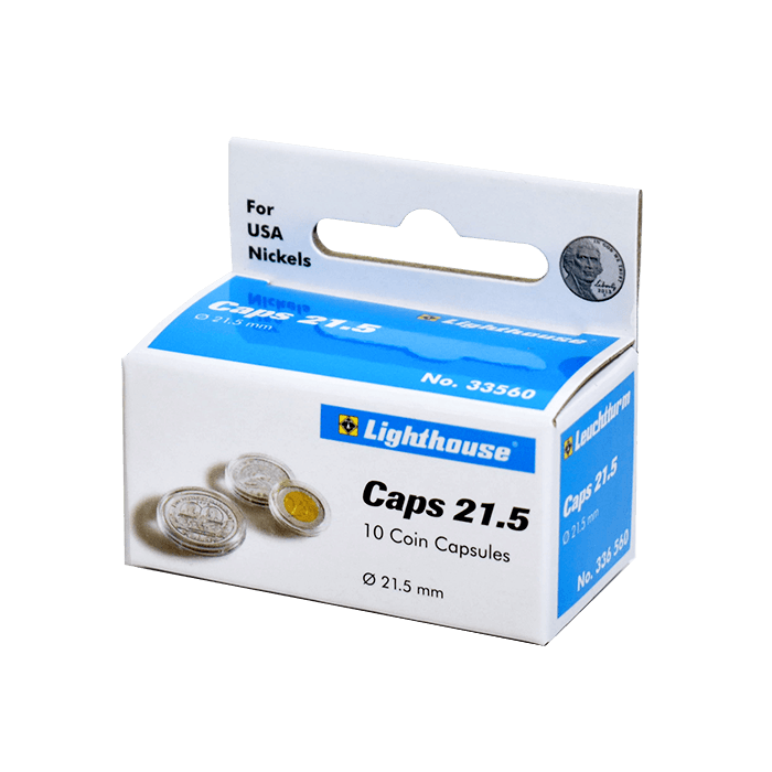 21.5mm - Coin Capsules (pack of 10)