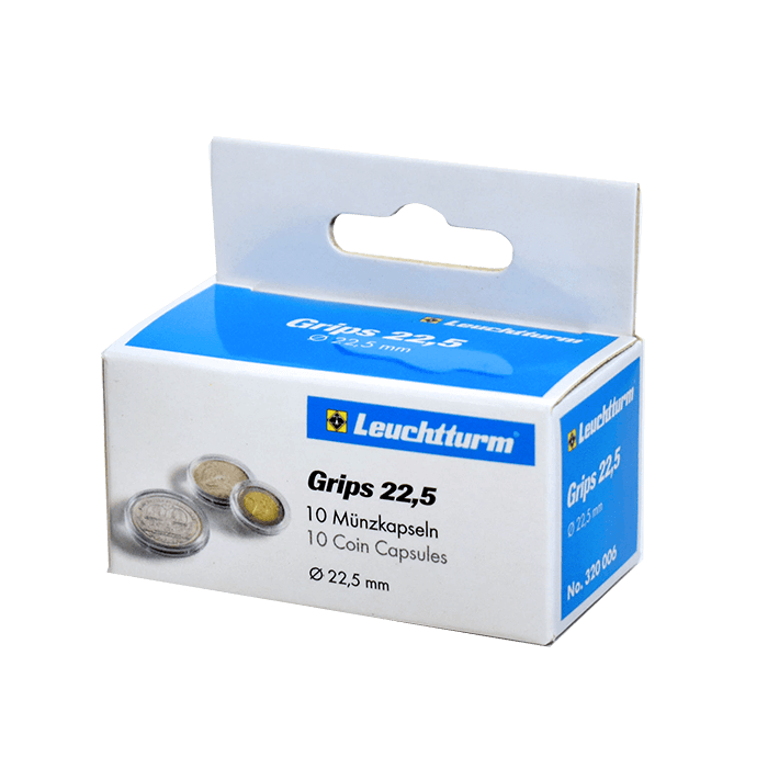 22.5mm - Coin Capsules (pack of 10)