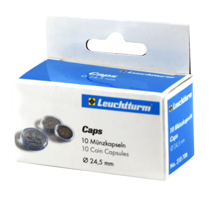 24.5mm - Coin Capsules (pack of 10)
