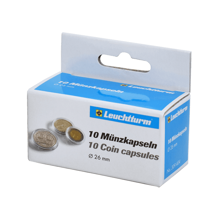 26mm - Coin Capsules (pack of 10)