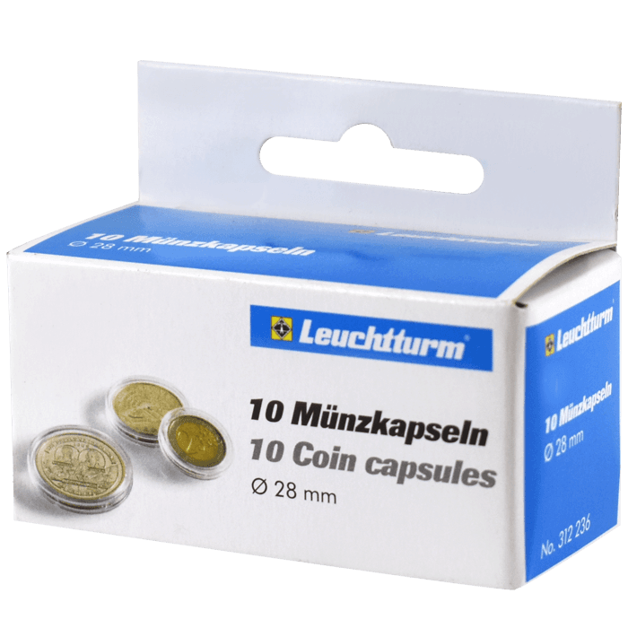 28mm - Coin Capsules (pack of 10)
