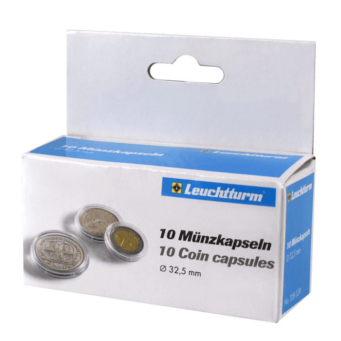 32.5mm - Coin Capsules (pack of 10)