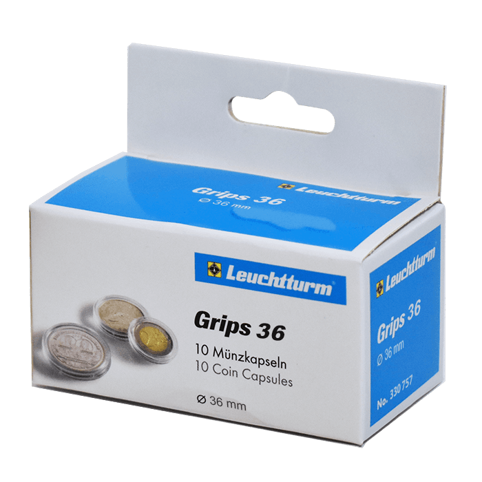 36mm - Coin Capsules (pack of 10)
