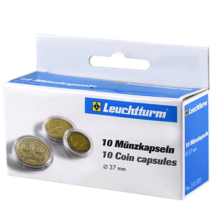 37mm - Coin Capsules (pack of 10)