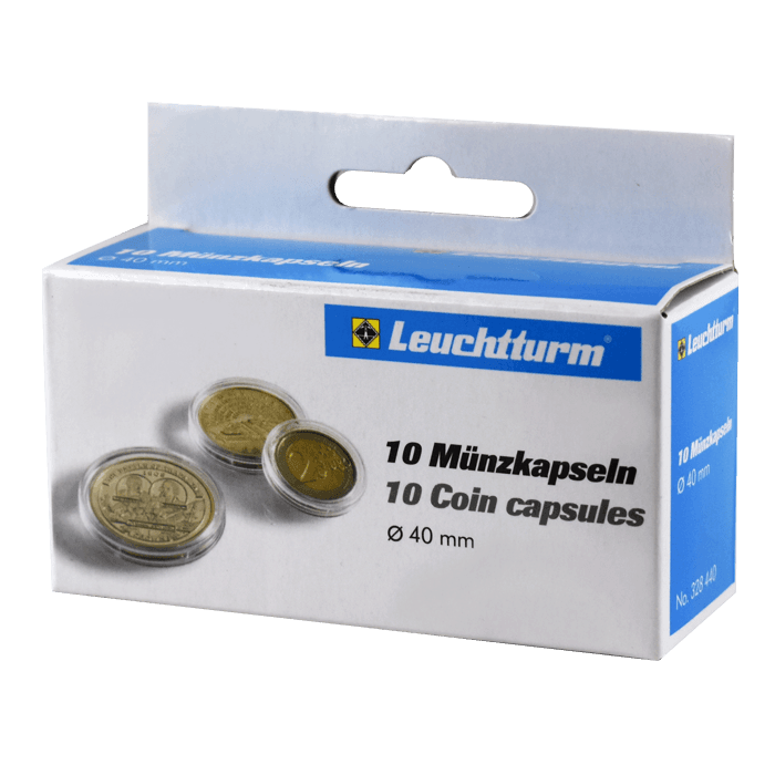 40mm - Coin Capsules (pack of 10)