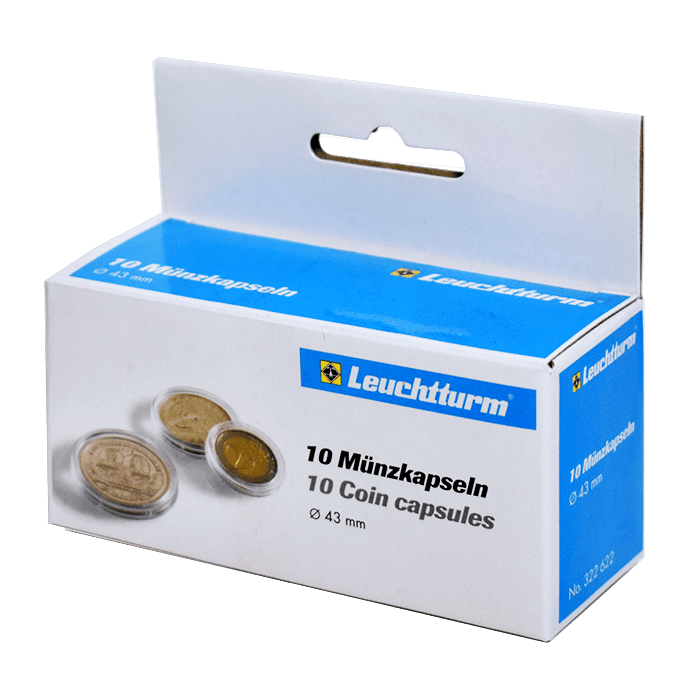 43mm - Coin Capsules (pack of 10)
