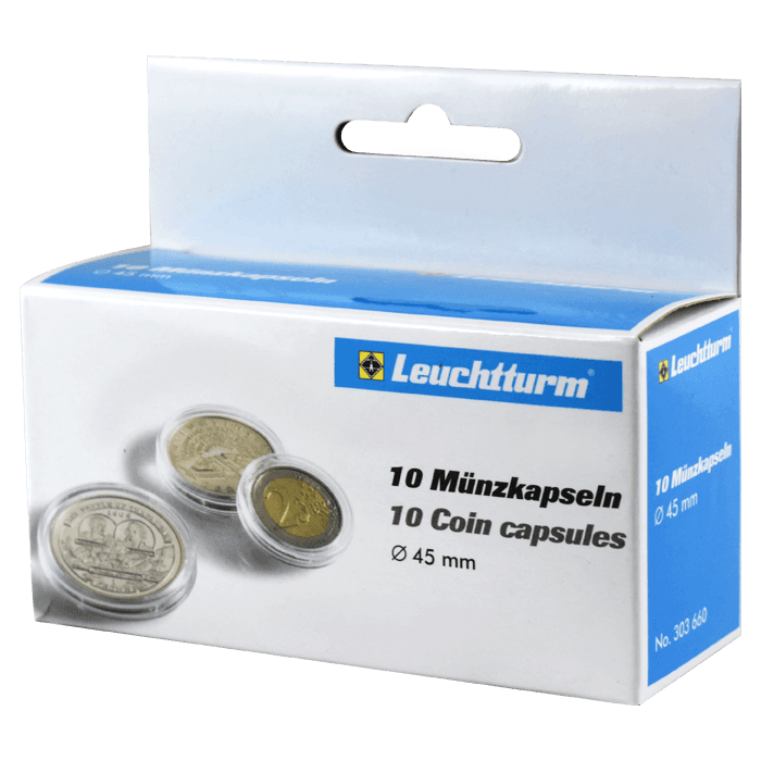 45mm - Coin Capsules (pack of 10)