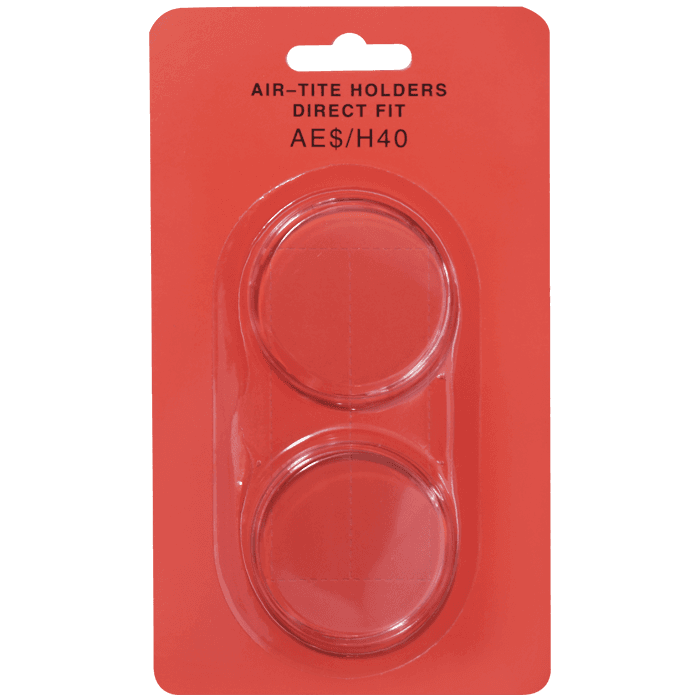 Air Tite 40 mm Direct Fit Retail Packs - 1 oz Silver Eagle