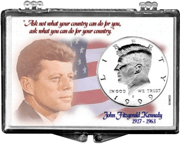 Kennedy Half Dollar - Flag