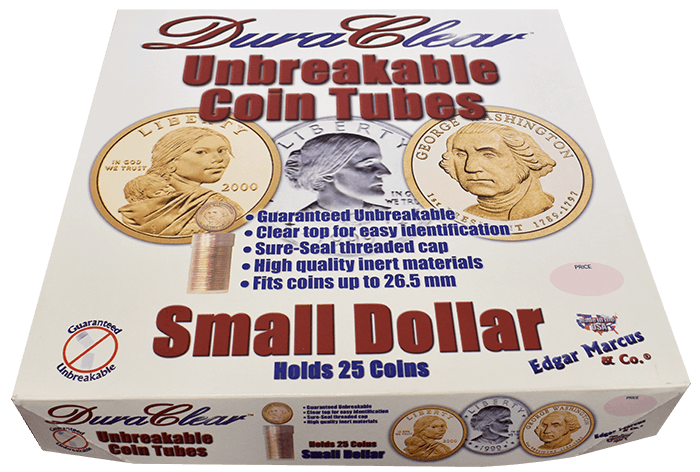 Edgar Marcus Small Dollar Coin Tube - Dura Clear - alternate view 1