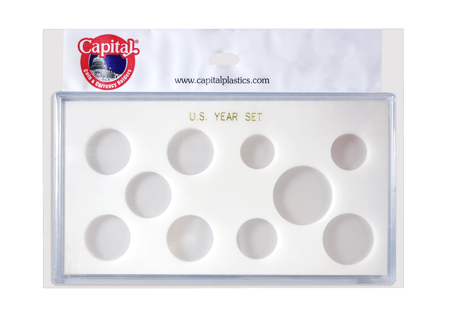 U.S. Year Set (Sacagawea $, Half, Quarters 5, Dime, Nickel, Cent) White