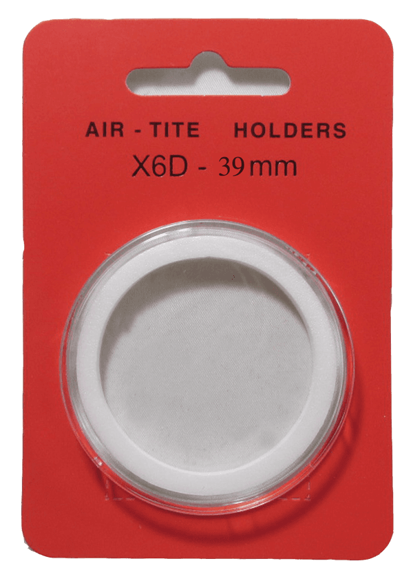 Air Tite Ring Fit High Relief 39mm Retail Package Holders - Model X6D